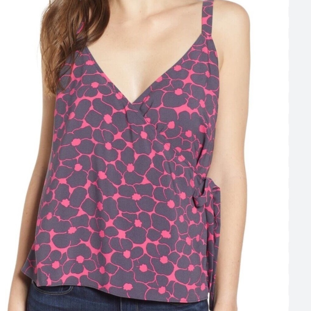 Chelsea28 Front Wrap Tank Top